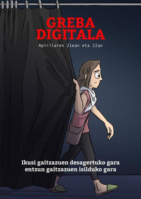 Apirilaren 21 eta 22an greba digitala egingo du euskal kulturgintzak