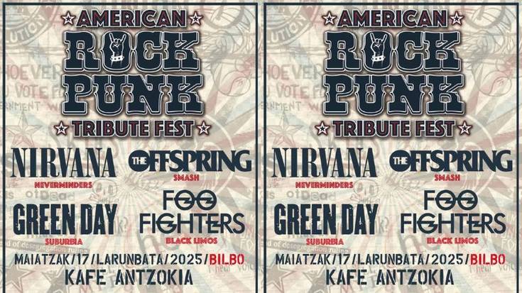 American Rock Punk Tribute Fest 2025 Kafe Antzokian