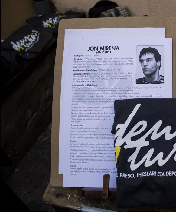 Jon Mirena San Pedro preso deustuarra Dueñaseko espetxera lekualdatu dute