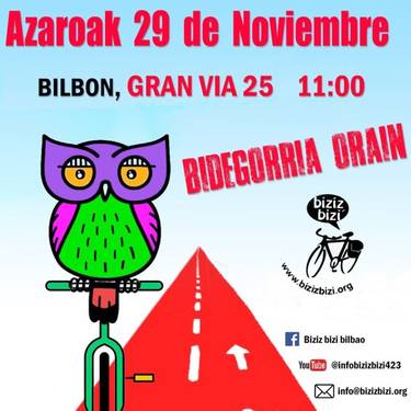 42. Bizikleta martxa: 'Bidegorria Galdakaora orain!'