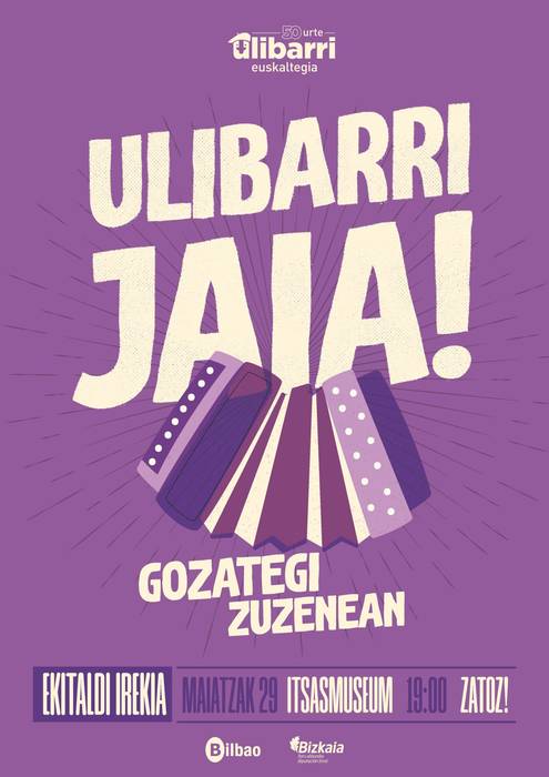 ULIBARRI EUSKALTEGIAren 50. urteurrena Itsas Museoko kanpoaldean
