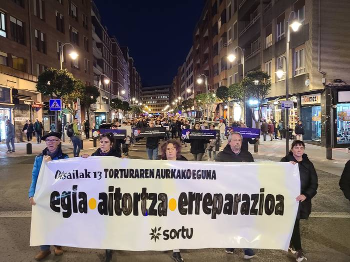 Torturaren aurkako mobilizazioa Deustun