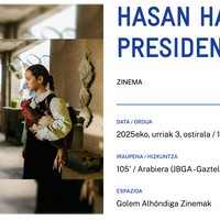 HASAN HADIren “THE PRESIDENT’S CAKE” Alondigako Golem Zinemetan