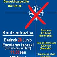 Deialdi bateratua lau hiriburuetan: Hagan eztabaidatuko den gastu militarraren igoeraren aurka!