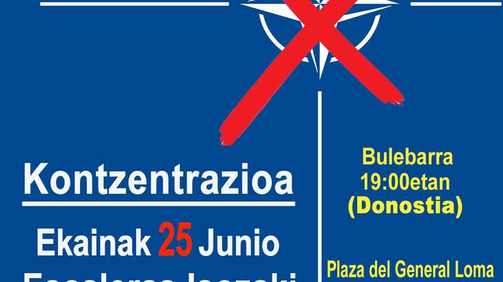 Deialdi bateratua lau hiriburuetan: Hagan eztabaidatuko den gastu militarraren igoeraren aurka!