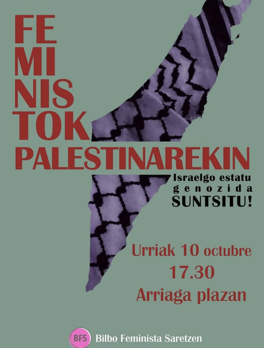Elkarretaratzea: FEMINISMOTIK PALESTINAREKIN Arriaga plazan