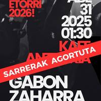Gabon zaharra 2025 Kafe Antzokian