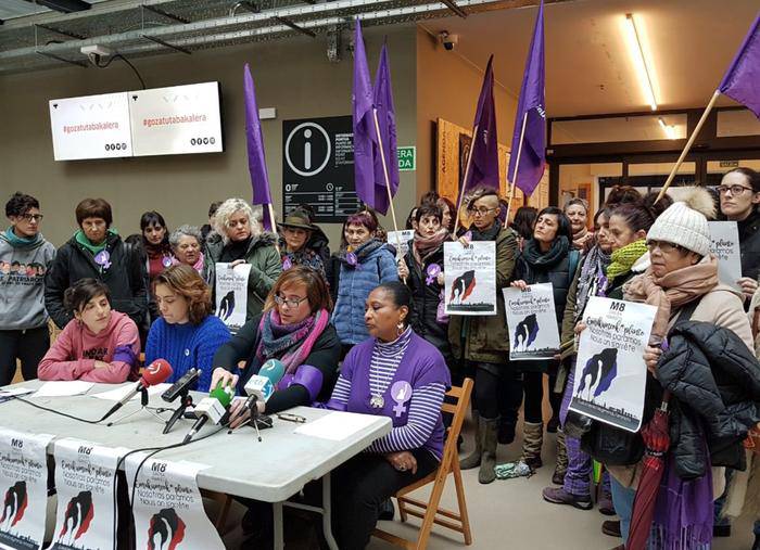 Euskal Herriko Mugimendu Feministak martxoaren 8an greba egitera deitu du