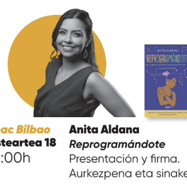 "Reprogramándote" liburuaren aurkezpena eta sinaketa Fnacen