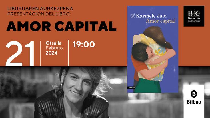 Karmele Jaioren "Amor Capital" liburuaren aurkezpena