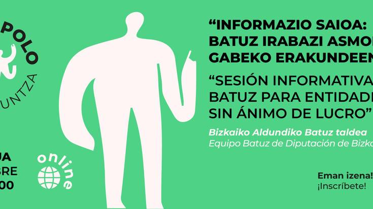 BATUZ irabazi asmorik gabeko erakundeentzat informazio saioa Ekonopolon