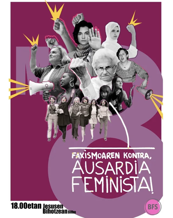 Faxismoaren kontra, ausardia feminista! mobilizazioa