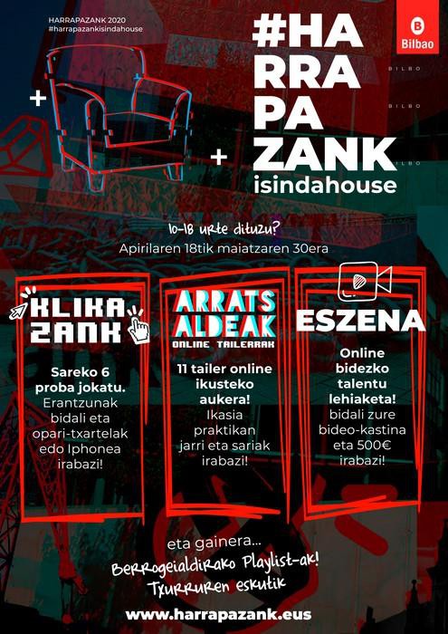 Harrapazank ekimena etxean martxan da