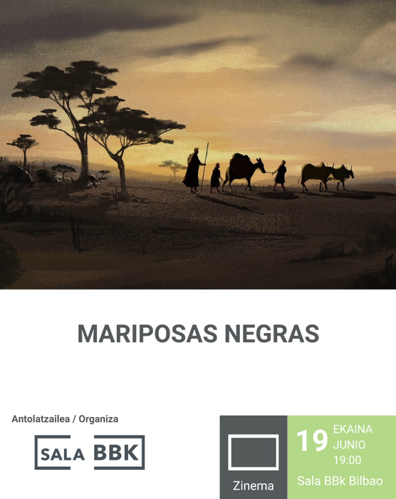 MARIPOSAS NEGRAS filma BBK Aretoan