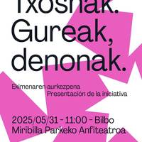 Txosnak. Gureak, denonak. Ekimenaren aurkezpena
