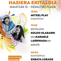 BILBOKO EUSKARALDIA: Hasiera ekitaldia Indautxu Plazan