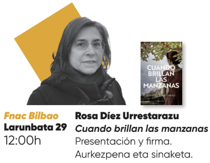 "Cuando brillan las manzanas" liburuaren aurkezpena eta sinaketa Fnacen