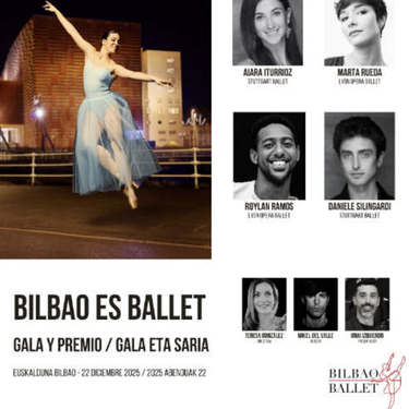 GALA Y PREMIO BILBAO ES BALLET dantza ikuskizuna Euskalduna Jauregian