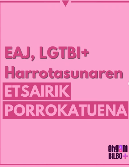 Ehgamek boikota egitera deitu du Bilboko EAJren programazio LGTBIari