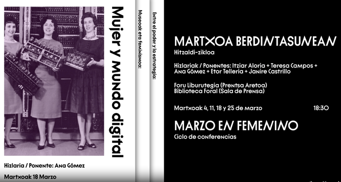 Martxoa berdintasunean: Mujer y mundo digital