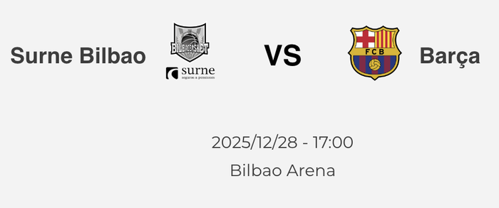 Surne Bilbao Basketen hitzordua Miribillan