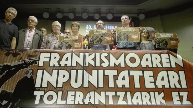 Bilboren 'erorketaren' 80. urteurrenean "mobilizatzera" deitu dituzte hiritarrak