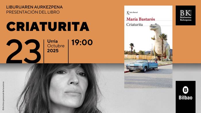 Criaturita liburuaren aurkezpena Bidebarrieta Kulturgunean