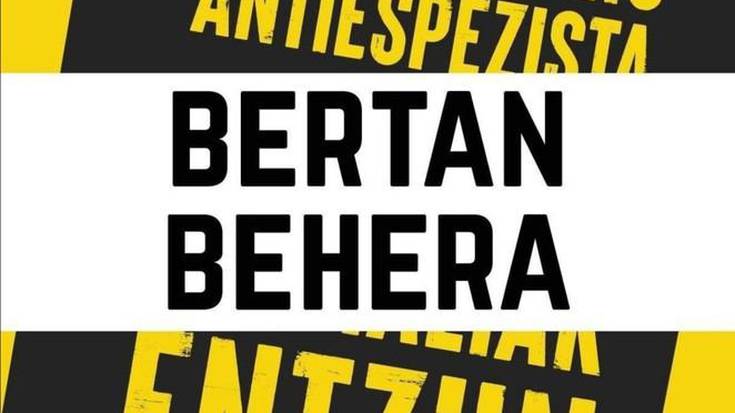 NOR taldearen manifestazio antiespezista bertan behera gelditu da