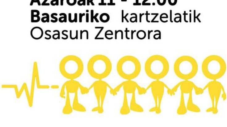 Giza-katea preso gaixoen eskubideen alde