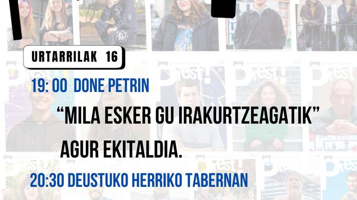 Prest! aldizkariari agur esateko eguna