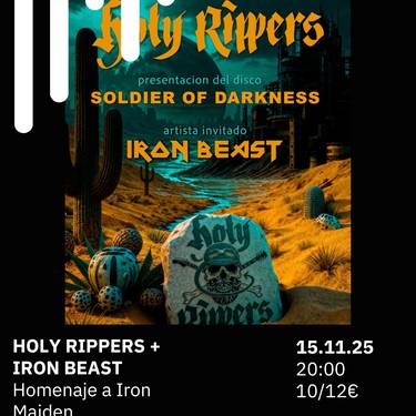 HOLY RIPPERS + IRON BEAST (Tributo a Iron Maiden) Bilborocken