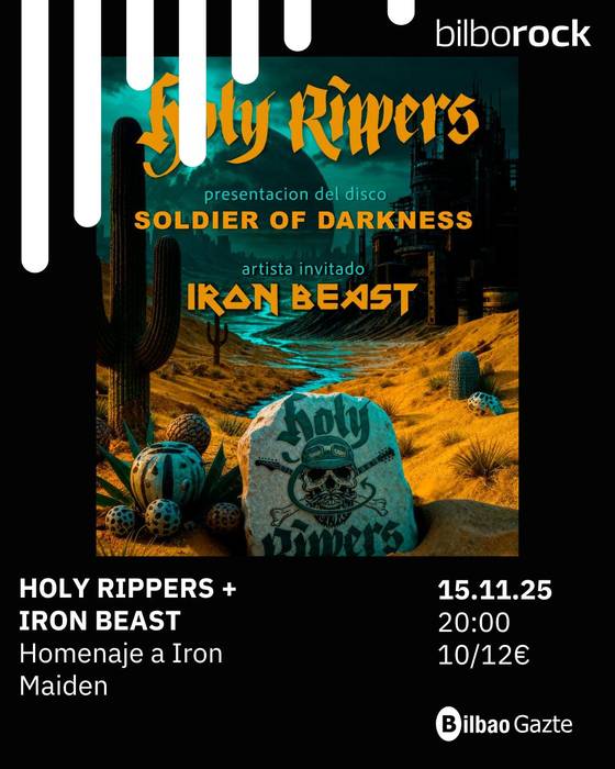 HOLY RIPPERS + IRON BEAST (Tributo a Iron Maiden) Bilborocken