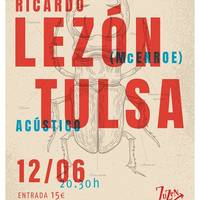 RICARDO LEZÓN (McEnroe) + TULSA Akustikoa Santana27 aretoan (Sala Blue)
