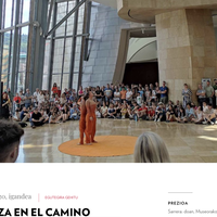 DANTZA BIDEAN dantza ikuskizuna Guggenheim Museoan