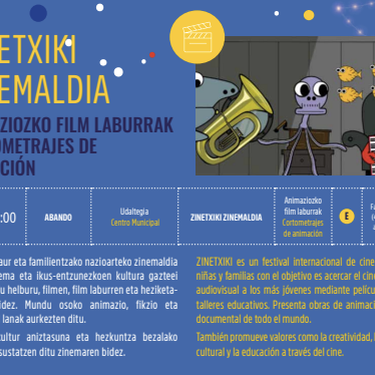 Kultur Gabonak 2025: ZINETXIKI ZINEMALDIA ABANDO Udaltegian