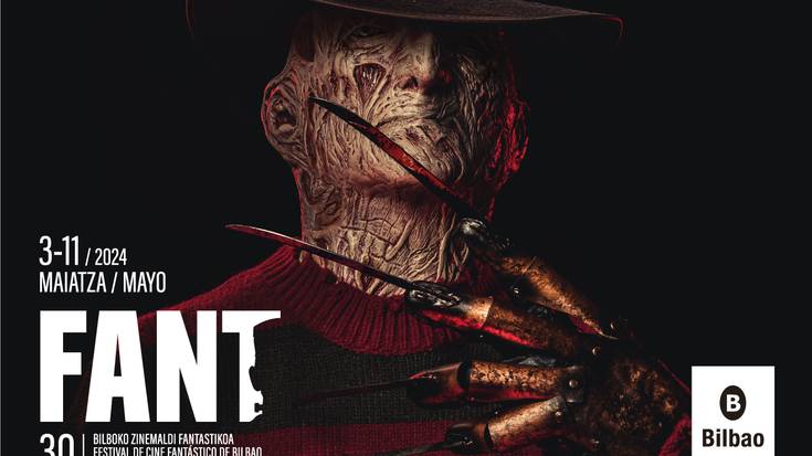 Freddy Krueger aurtengo FANT fantasia zinema jaialdiaren aurpegi