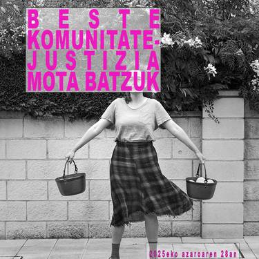Beste justizia mota komunitarioak jardunaldia La Bolsa eraikinean