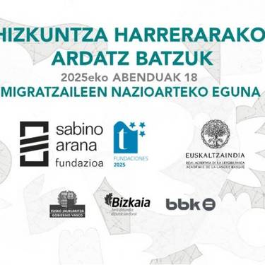 Jardunaldia: Hizkuntza harrerarako ardatz batzuk Sabino Arana Fundazioan
