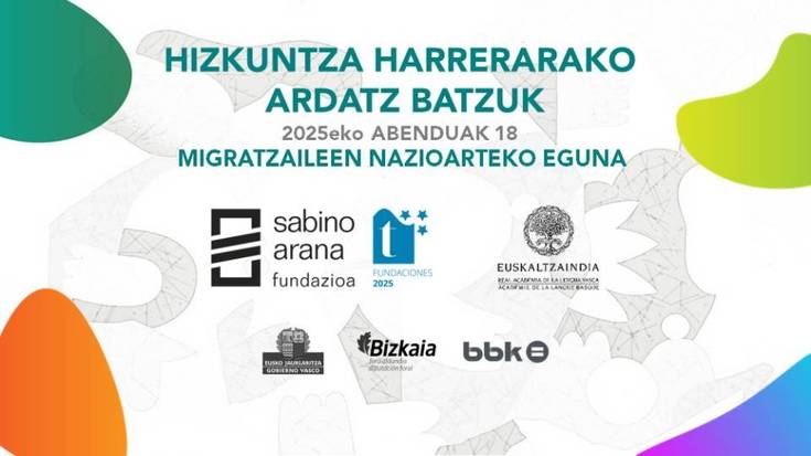 Jardunaldia: Hizkuntza harrerarako ardatz batzuk Sabino Arana Fundazioan