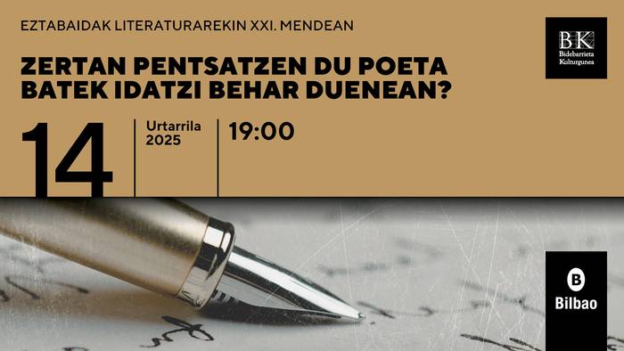 ELKARRIZKETAK LITERATURAREKIN XXI. MENDEAN Bidebarrieta Kulturgunean