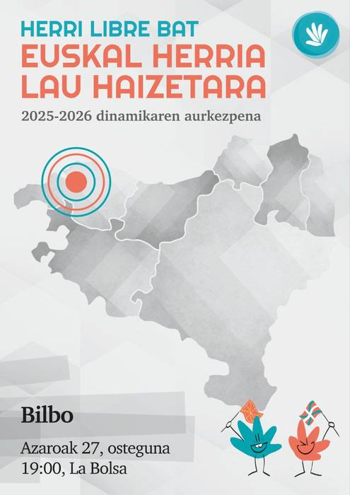 Euskal Herria Lau Haizetara aurkezpena La Bolsan