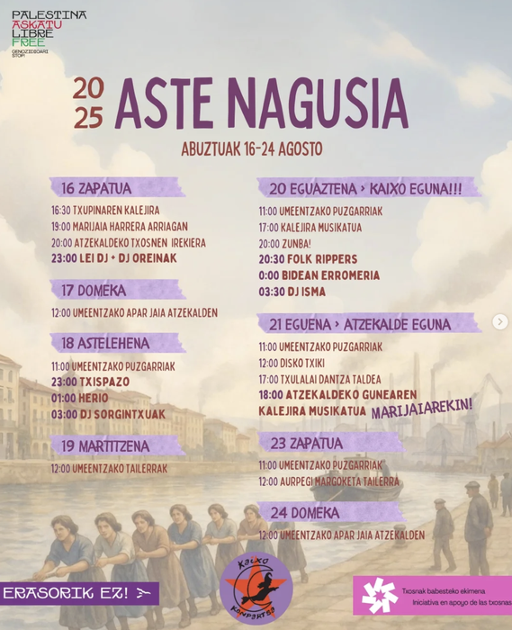 KAIXO Konpartsaren programazioa