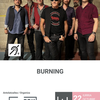Burning taldearen kontzertua BBK Aretoan