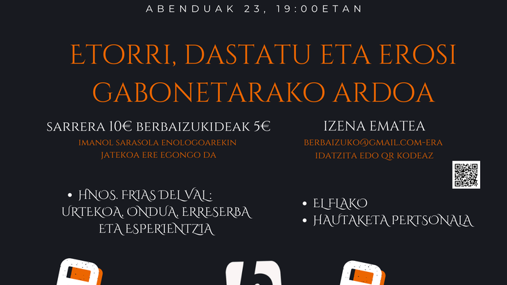 Gabonetan euskararen alde topa egiteko eskaintza dakar Berbaizuk