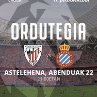 San Mames lehoiez beteko da Ligako 17. Jardunaldian