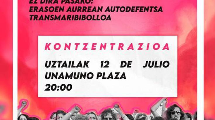 Asteburuan gertatutako eraso homofoboa salatzeko kontzentrazioa egingo dute gaur Unamuno plazan