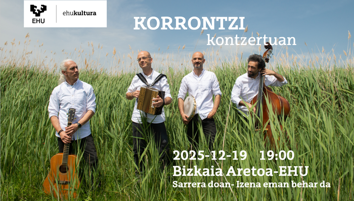 Gabonetako Kontzertua: "Korrontzi 20" Bizkaia Aretoan