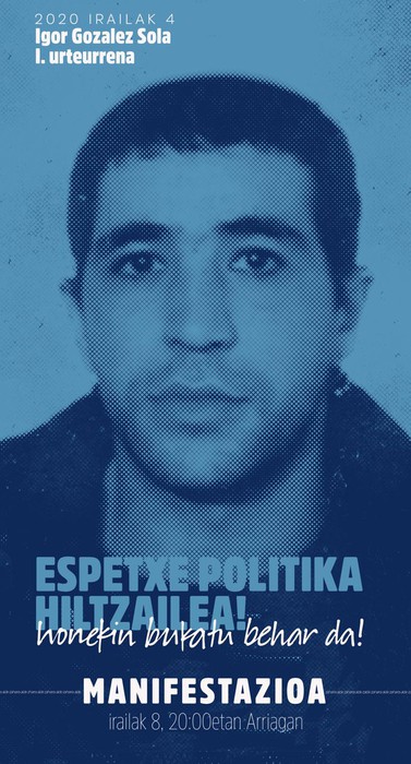 Igor Gonzalez Solaren heriotzaren 1. urteurrenean irrati saioa egin du Etxebarrieta Memoria Elkarteak