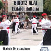 Bihotz Alai dantza taldearen ekitaldi ibiltaria
