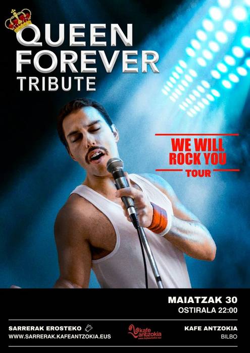 QUEEN FOREVER tributua Kafe Antzokian